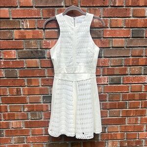 Adelyn Rae Ivory Lace Mini Dress Size XS